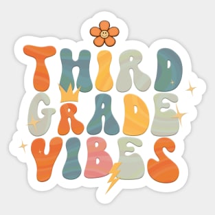 Third Grade Vibes Sticker